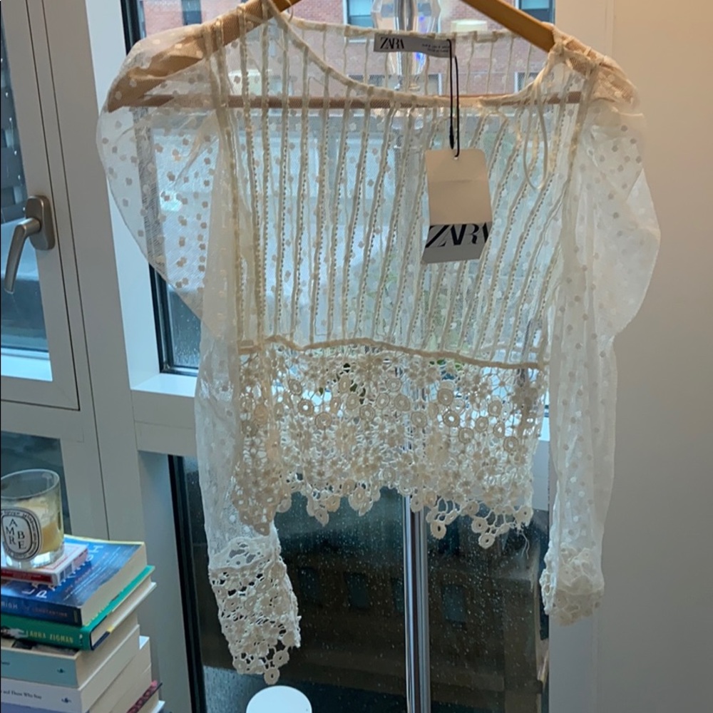 NWT Zara Lace Blouse